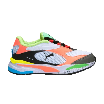 Pre-owned Puma Rs-fast Little Kid 'block Orange'