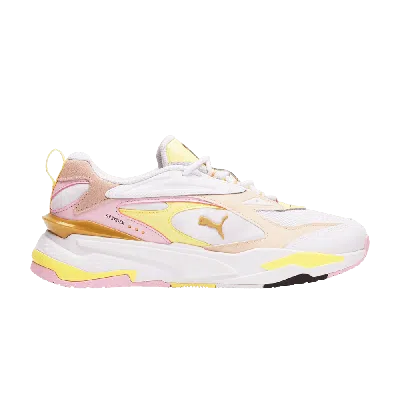 Pre-owned Puma Rs-fast 'mix Gold' In Pink