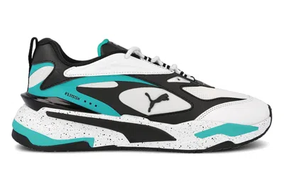 Pre-owned Puma Rs-fast Nano White Black Teal In White/black/teal