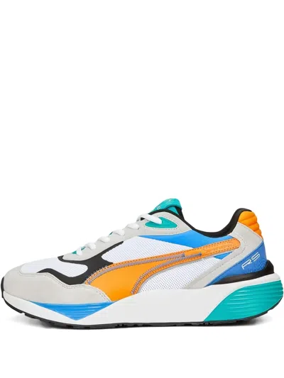 Puma Rs-metric "white/vibrant Orange" Sneakers In Multi