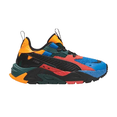Pre-owned Puma Rs-trck Big Kid 'color' In Multi-color