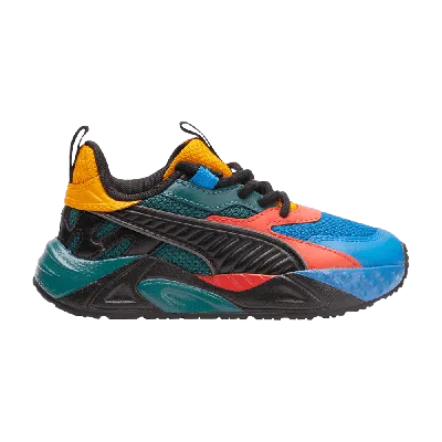 Pre-owned Puma Rs-trck Little Kid 'color' In Blue