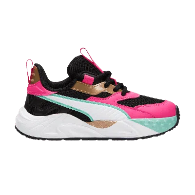 Pre-owned Puma Rs-trck Little Kid 'vacay Queen' In Black