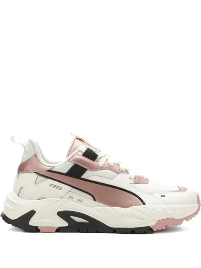 Puma Rs-trck Metallic "white" Sneakers In Multi