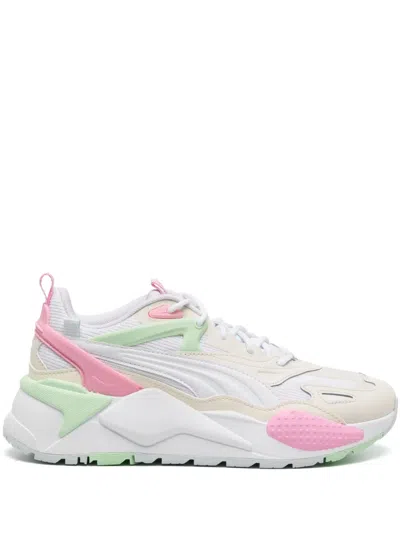 Puma Rs-x Efekt Summer Colour-block Sneakers In White