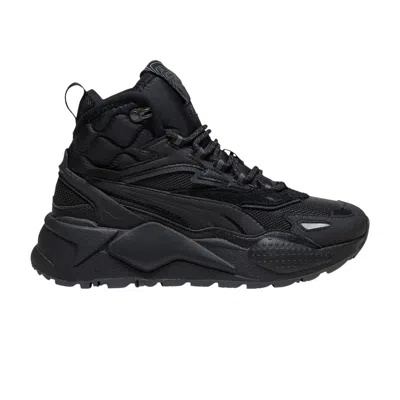 Pre-owned Puma Rs-x High Big Kid 'black Shadow Grey' | Kid's Size 4.5