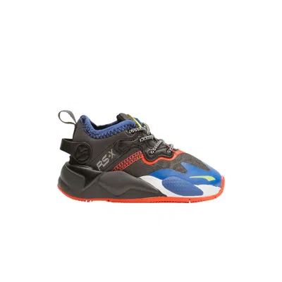 Pre-owned Puma Rs-x Infant 't3ch - Asphalt Red Blast' | Grey | Infant Size 5