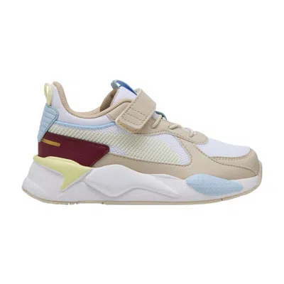 Pre-owned Puma Rs-x Little Kid 'white Gold Moon' | Kid's Size 12.5