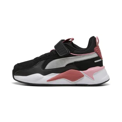 Puma Rs-x Metallic Alternative Closure+ Sneakers Kids In Black