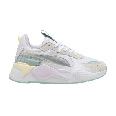 Pre-owned Puma Rs-x Metallic Big Kid 'white Silver Mint' | Kid's Size 5