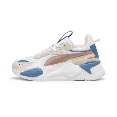 Puma Rs-x Metallic Big Kids' Sneakers In White-island Pink