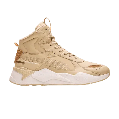 Pre-owned Puma Rs-x Mid Leather 'light Sand' In Tan