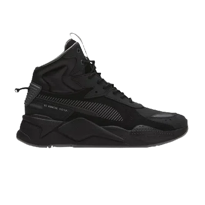 Pre-owned Puma Rs-x Mid Militia Jr 'black Asphalt'