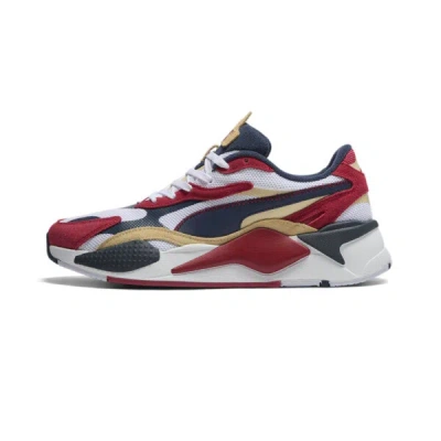 Puma Rs-x³ Nyc Flagship Men's Sneakers In White-club Navy-club Red