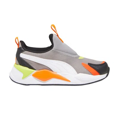 Pre-owned Puma Rs-x3 Slip-on Little Kid 'concrete Grey Rickie Orange' | Kid's Size 11.5