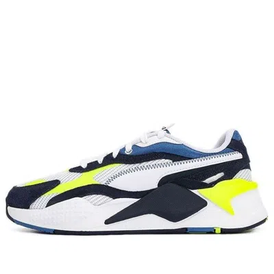 Puma Rs-x3 Twill 'air Mesh - White Peacoat' In Multi