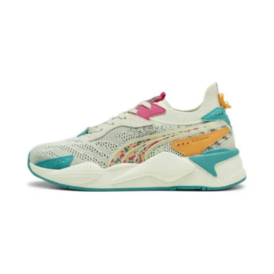 Puma Rs-xk Tropical Sneakers In Green Illusion-sparkling Green