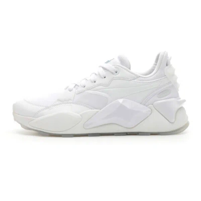 Puma Rs-xl Forever Diamond Sneakers In White-platinum Gray