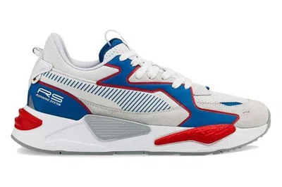 Pre-owned Puma Rs-z Outline Outline White Blue Red In White/vallarta Blue/high Risk Red