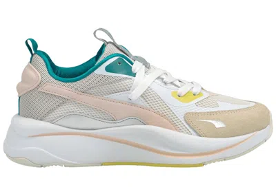 Pre-owned Puma Rscurve Ocean Queen (women's) Sneakers In Eggnog/cloud Pink/parasailing In Multi