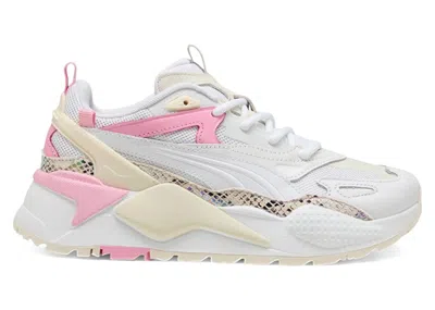 Pre-owned Puma Rsx Efekt Anidescent White (women's) Sneakers In  White/pink Lilac