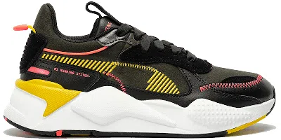 Pre-owned Puma Rsx Proto (women's) Sneakers In Black/sulphur