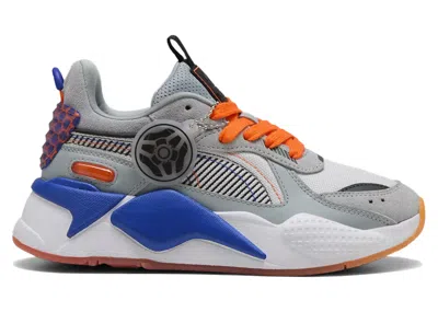 Pre-owned Puma Rsx Rocket League Champions Road Sneakers In Cool Mid Grey/shadow Grey