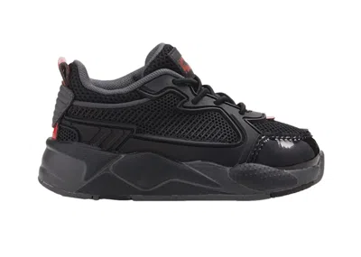 Pre-owned Puma Rsx The Batman Sneakers In Black/red
