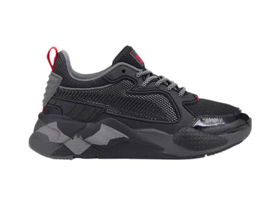 Pre-owned Puma Rsx The Batman Sneakers In Black/red