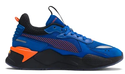 Pre-owned Puma Rsx Toys Hot Wheels 16 Sneakers In  Royal/ Black In Multi