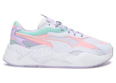 Pre-owned Puma Rsx3 Pastel Mix (women's) Sneakers In White/elektro Peach/mist Green