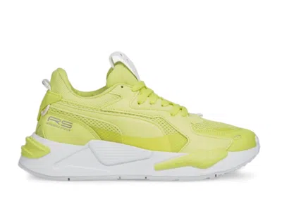 Pre-owned Puma Rsz (women's) Sneakers In Neon Yellow White