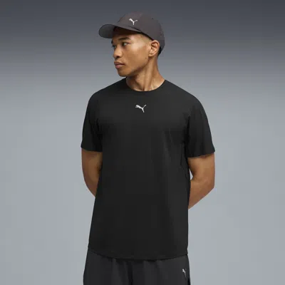 Puma Run Coolcell Men's Cooling Running T-shirt In Black