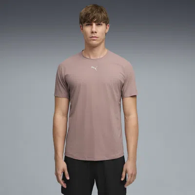 Puma Run Coolcell Men's Cooling Running T-shirt In Brown