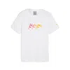 Puma Run Favorite Graphic T-shirt In White