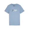 Puma Run Favorite Graphic T-shirt In Blue