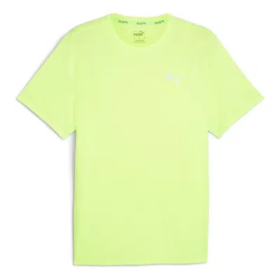 Puma Run Favorite Velocity T-shirt 'fizzy Apple' In Green
