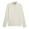 Puma Run Microfleece 1/2 Zip Sweater 'white' In Yellow