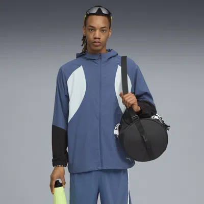Puma Run Ultraweave Hooded Jacket Men In Blue