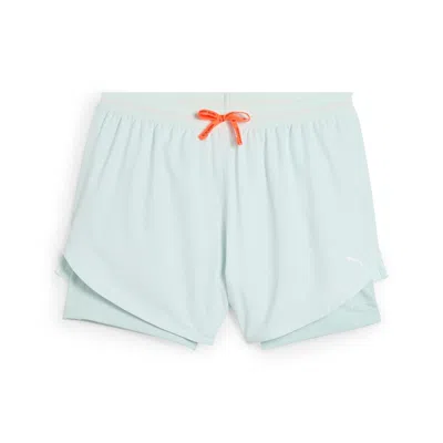 Puma Run Ultraweave Women's 2-in-1 4" Shorts In Blue