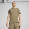 Puma Run Velocity Men's Tri-blend Running T-shirt In Brown