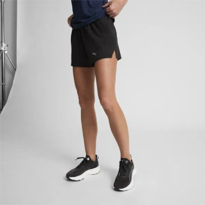 Puma Run Velocity Ultraweave 4" Women's Running Shorts In Black