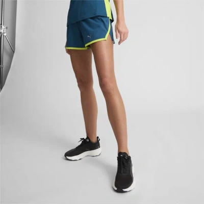 Puma Run Velocity Ultraweave 4" Women's Running Shorts In Ocean Tropic
