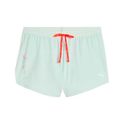 Puma Run Women's 3" Split Shorts In Blue
