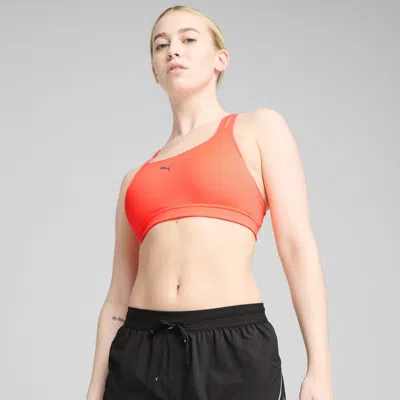 Puma Running 4keeps Women's Sports Bra In Red