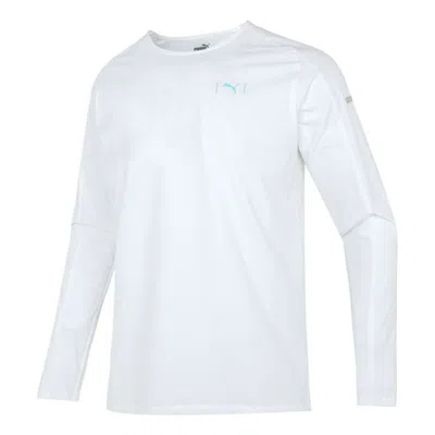 Puma Running Training Loose Breathable Long Sleeves White