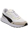 Puma Round-toe Low-top Casual Shoes In White
