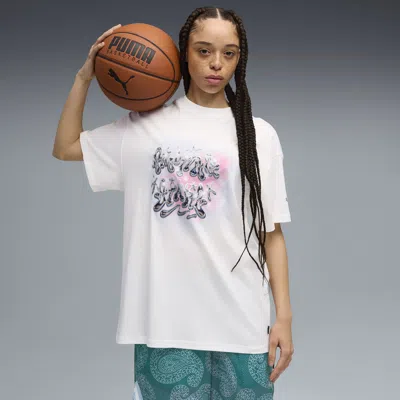 Puma S. Stars Oversized T-shirt I Unisex In White