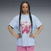 Puma S. Stars Oversized T-shirt Ii Unisex In Blue