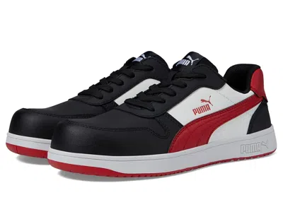 Puma Safety Frontcourt Low Astm Eh Women's Shoes Black/white/red: 10 M In Multi